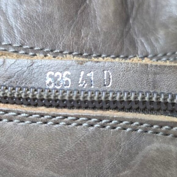 Antelope Gray Leather Boots sz 41 (US-10) - Picture 11 of 13